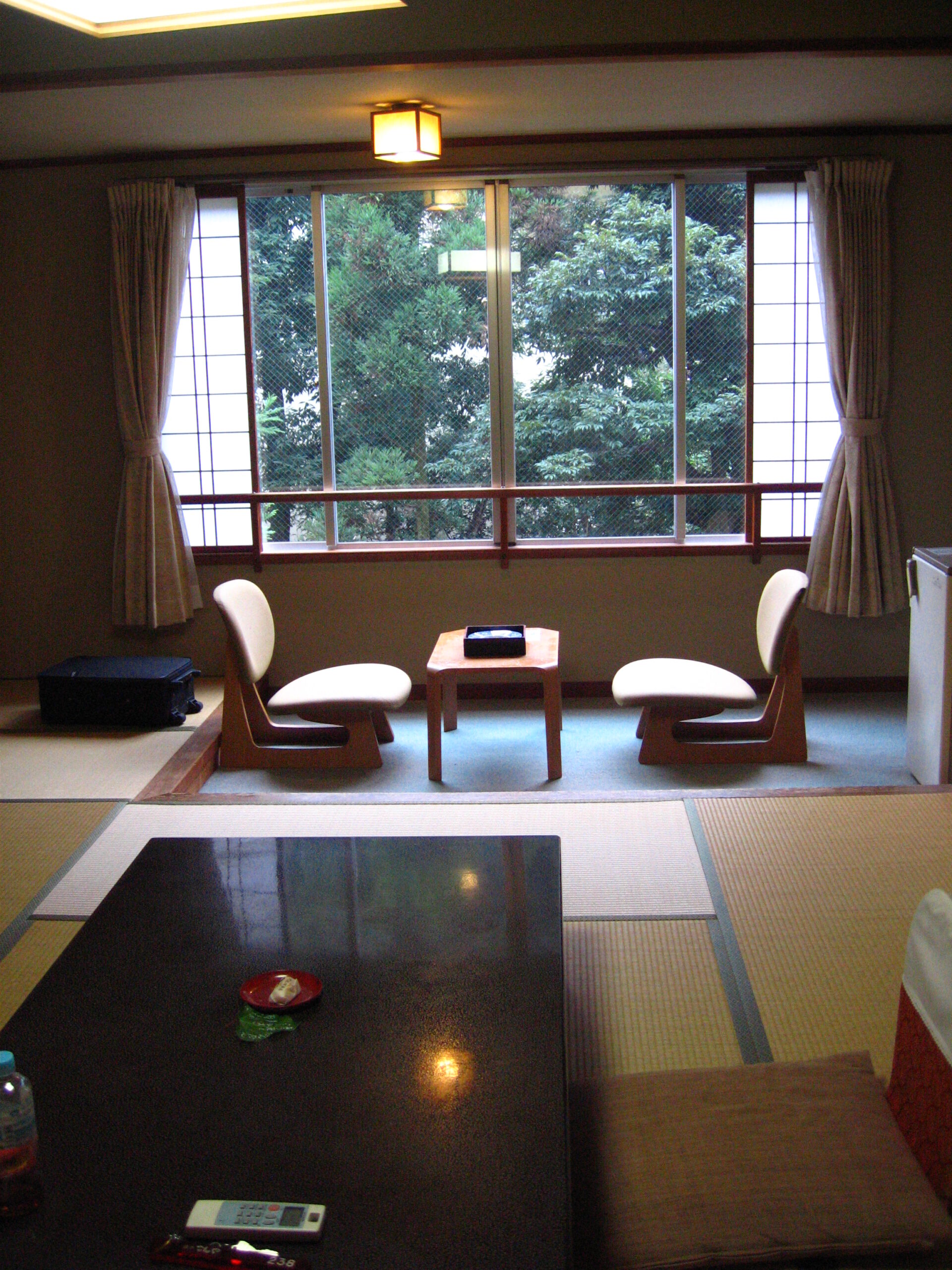 玉造温泉の旅館の和室