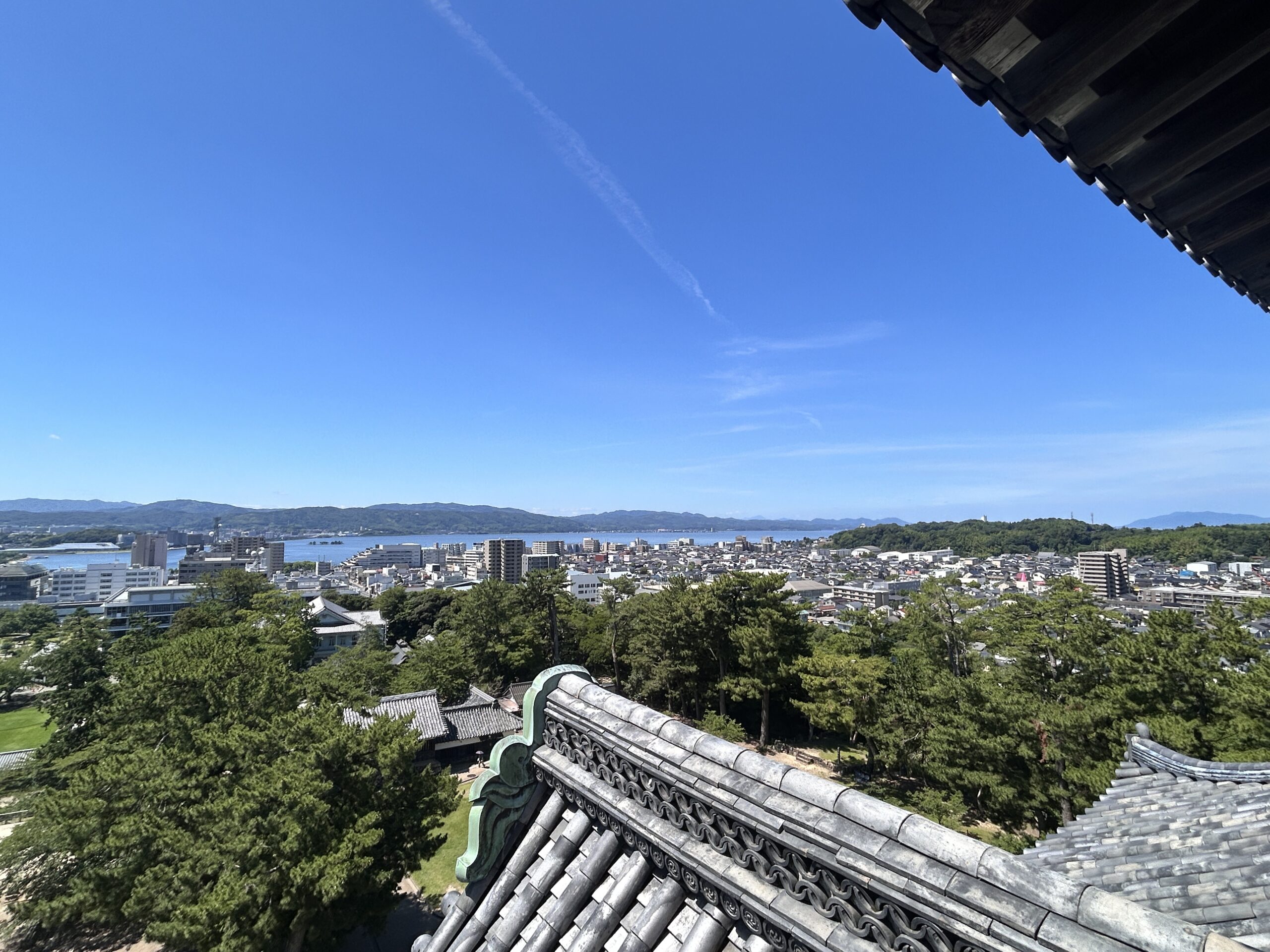 松江城からの眺め